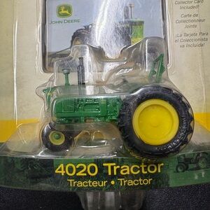 John Deere Green and Yellow 4020 Toy Tractor